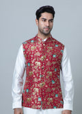 MLS PRINTED JAWAHAR JACKET 1PC