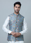 MLS PRINTED JAWAHAR JACKET 1PC