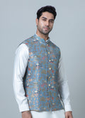 MLS PRINTED JAWAHAR JACKET 1PC