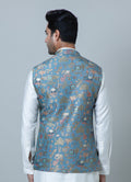 MLS PRINTED JAWAHAR JACKET 1PC