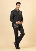 MLS EMBROIDERED JODHPURI SUIT 2PCS
