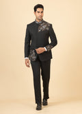 MLS EMBROIDERED JODHPURI SUIT 2PCS
