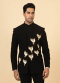 MLS EMBROIDERED JODHPURI SUIT 2PCS
