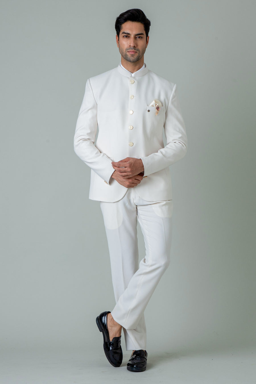 MLS PLAIN JODHPURI SUIT