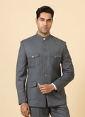 MLS PLAIN JODHPURI SUIT 2PCS