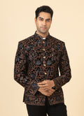 MLS VELVET JODHPURI SUIT 2PCS