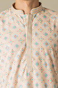 MLS EMBROIDERED KURTA PAJAMA