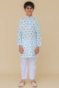 MLS PRINTED KIDS KURTA PAJAMA