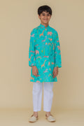MLS KIDS PRINTED KURTA PAJAMA