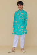 MLS KIDS PRINTED KURTA PAJAMA