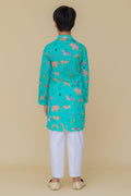 MLS KIDS PRINTED KURTA PAJAMA
