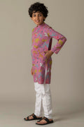 MLS KIDS PRINTED KURTA PAJAMA