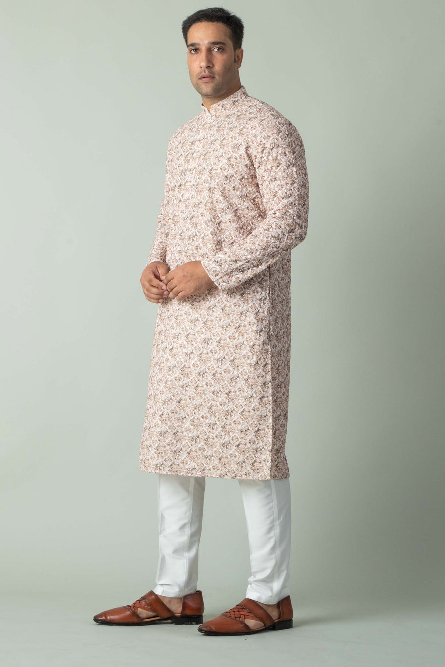 MLS PRINTED KURTA PAJAMA