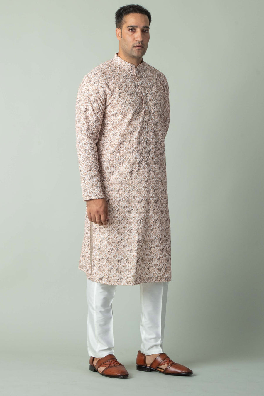 MLS PRINTED KURTA PAJAMA