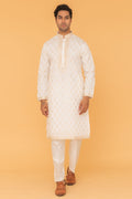 MLS EMBROIDERED KURTA PAJAMA