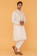 MLS EMBROIDERED KURTA PAJAMA