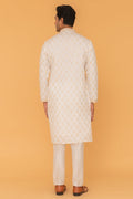 MLS EMBROIDERED KURTA PAJAMA