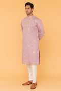 MLS EMBROIDERED KURTA PAJAMA