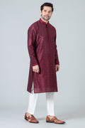 MLS EMBROIDERED KURTA PAJAMA