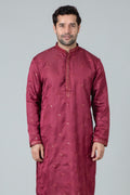MLS EMBROIDERED KURTA PAJAMA
