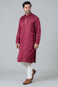 MLS EMBROIDERED KURTA PAJAMA
