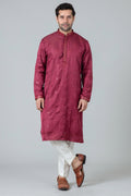 MLS EMBROIDERED KURTA PAJAMA