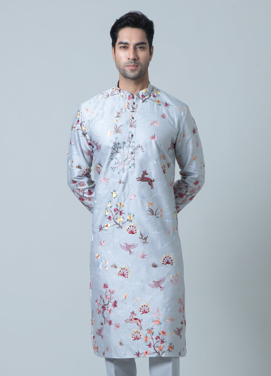 EMBROIDERED KURTA PAJAMA