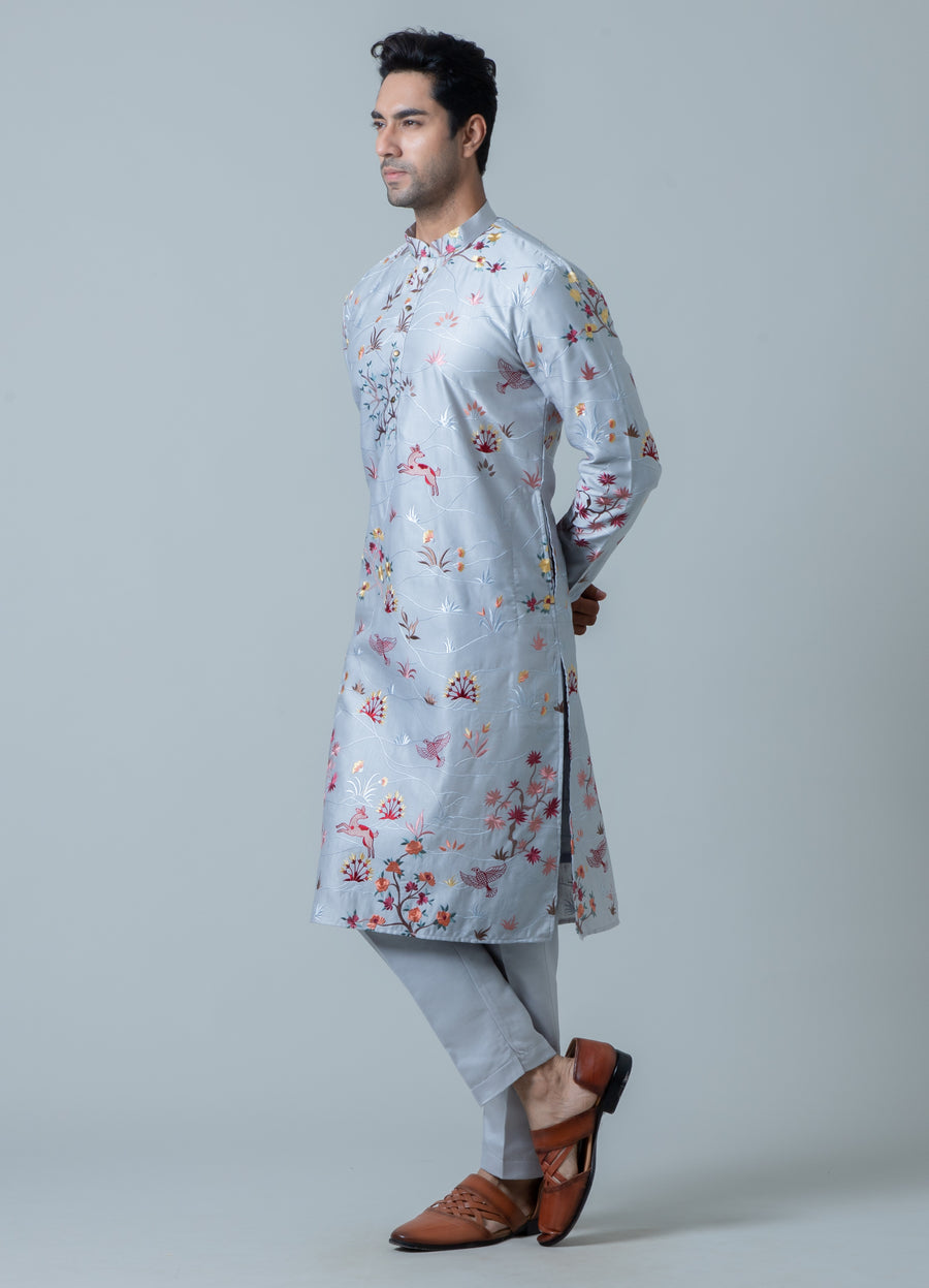 EMBROIDERED KURTA PAJAMA