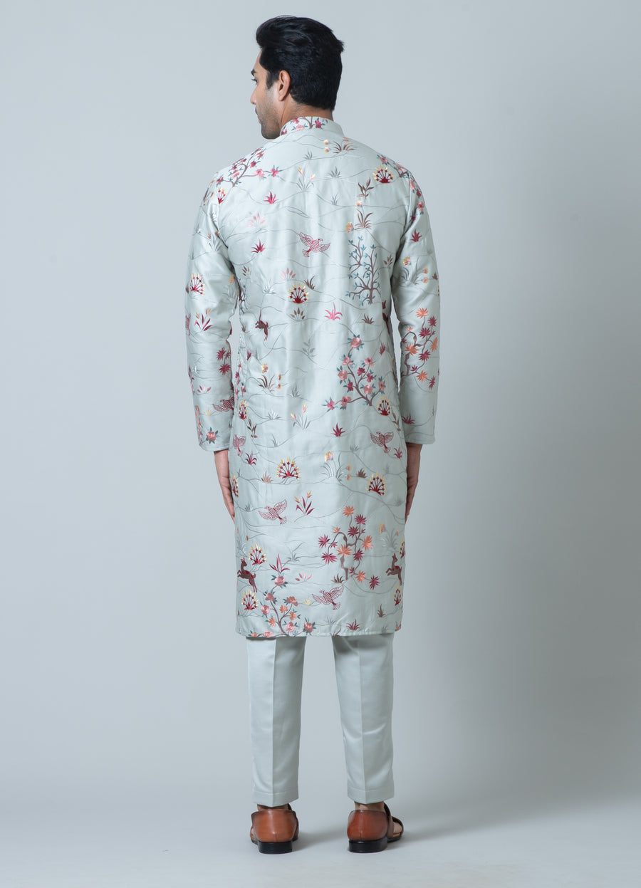 EMBROIDERED KURTA PAJAMA