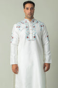 MLS EMBROIDERED KURTA PAJAMA
