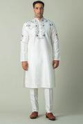 MLS EMBROIDERED KURTA PAJAMA