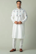 MLS EMBROIDERED KURTA PAJAMA