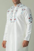MLS EMBROIDERED KURTA PAJAMA