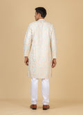 MLS EMBROIDERED KURTA PAJAMA
