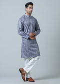 MLS EMBROIDERED KURTA PAJAMA
