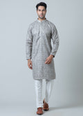 MLS EMBROIDERED KURTA PAJAMA