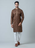 MLS EMBROIDERED KURTA PAJAMA