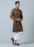 MLS EMBROIDERED KURTA PAJAMA