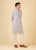 MLS EMBROIDERED KURTA PAJAMA