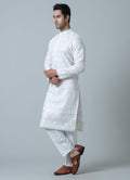 MLS EMBROIDERED KURTA PAJAMA