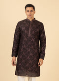 MLS EMBROIDERED KURTA PAJAMA
