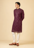 MLS EMBROIDERED KURTA PAJAMA