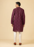 MLS EMBROIDERED KURTA PAJAMA