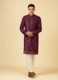 MLS EMBROIDERED KURTA PAJAMA