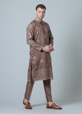 MLS EMBROIDERED KURTA PAJAMA 2PCS
