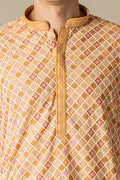 MLS EMBROIDERED KURTA PAJAMA