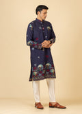 MLS EMBROIDERED KURTA PAJAMA