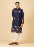 MLS EMBROIDERED KURTA PAJAMA