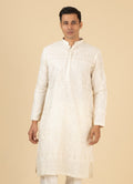 MLS EMBROIDERED KURTA PAJAMA