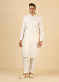 MLS EMBROIDERED KURTA PAJAMA
